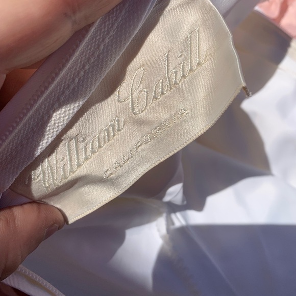 Bridal Vintage 1970s high neck long sleeve wedding dress & veils small - Picture 15 of 17